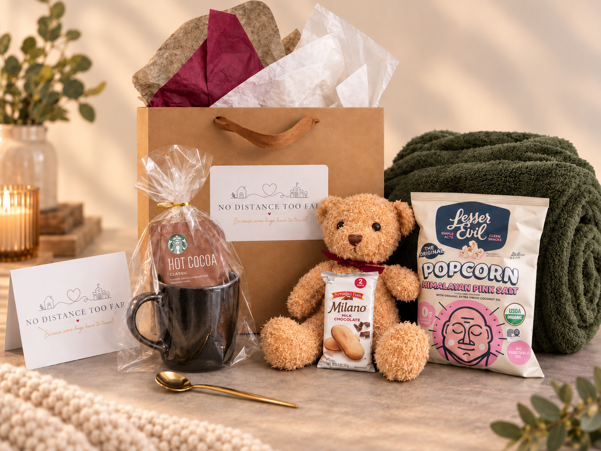 Hugs From Home - Homesick College Care Package for UConn and ECSU students.