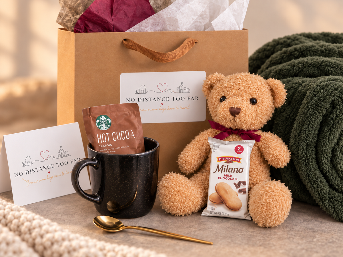 Hugs From Home - Homesick College Care Package for UConn and ECSU students.
