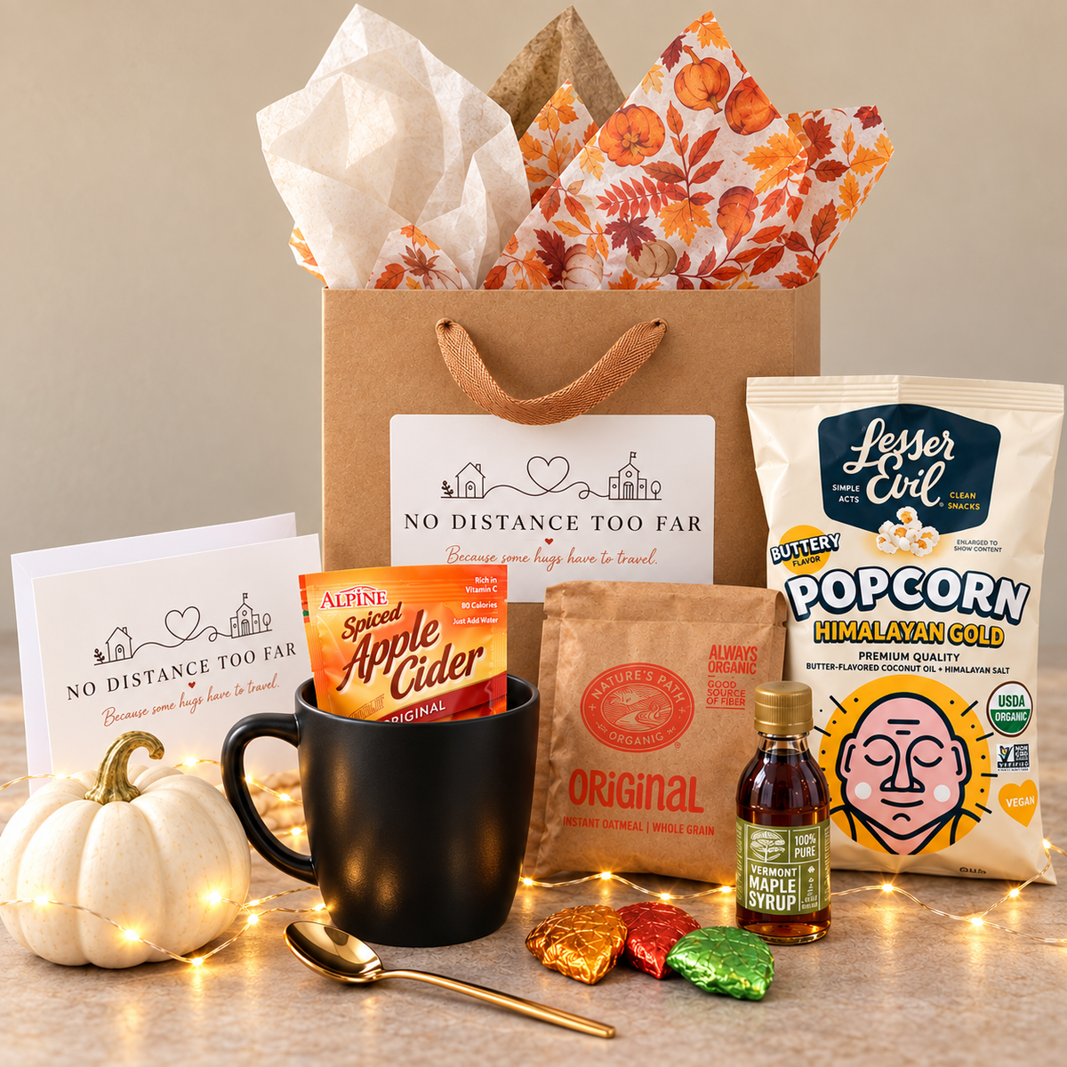 Fall in New England - College Care Package for UConn and ECSU students.